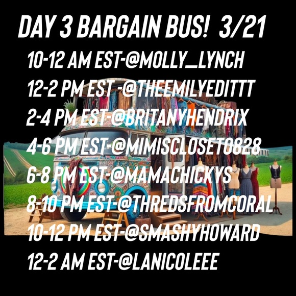 The Bargain Bus is LIVE March 4th! All $5 starts! - Picture 5 of 5